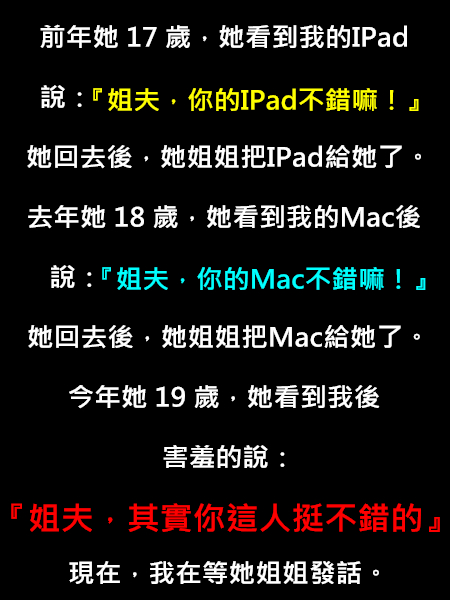 原來他的目標根本不是iPad！是她本人！