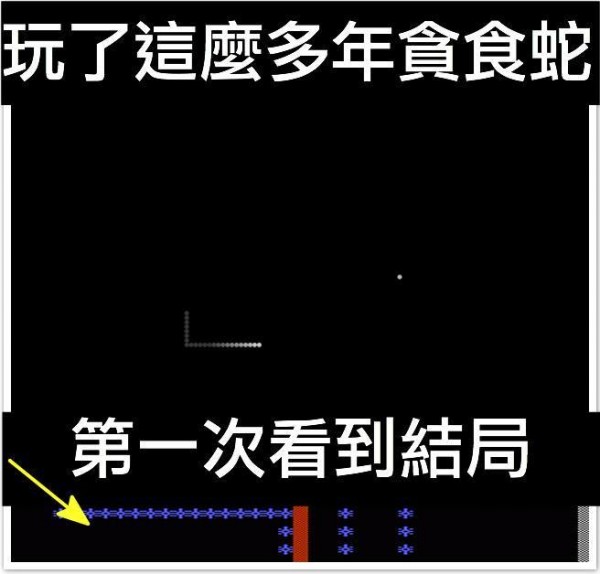 玩了這麼多年貪食蛇，第一次打爆機！