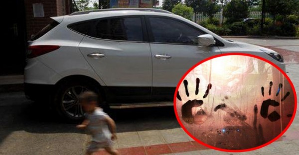 「4歲男孩」中午被反鎖車內！父母發現後車窗上全是手印...打開車門被眼前的畫面嚇傻了！