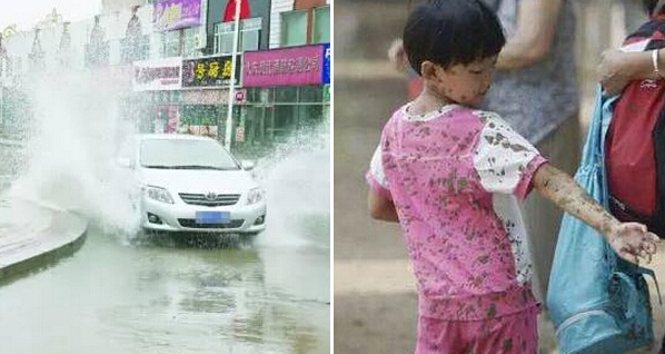 開車了不起？看見地上有水還濺別人一身！女孩記下車牌之後...做了「一件事」讓司機永生後悔...！