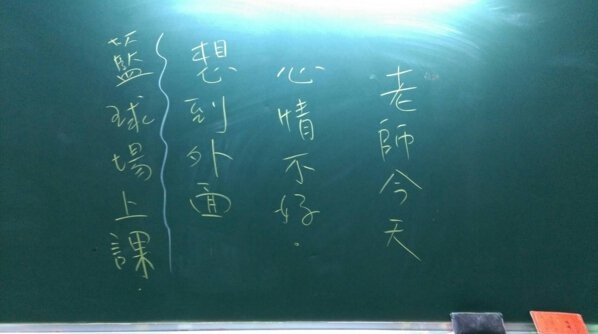 老師在黑板上寫「心情不好去籃球場上課！」全班狂喜衝到球場後傻眼！等著他們的竟然是...