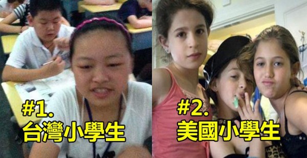 6個不同國家「小學六年級邪惡女童」的長相，當大家看到第5俄羅斯女孩的腿都開始奸笑...