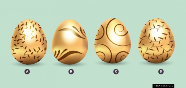 【測驗】占卜測試：你最喜歡哪個金蛋？看看你婚後做皇后還是女傭？