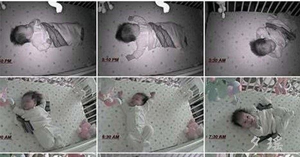 寶寶每晚都莫名哭泣，父母覺得奇怪裝了監視器，隔天一看嚇得尖叫！